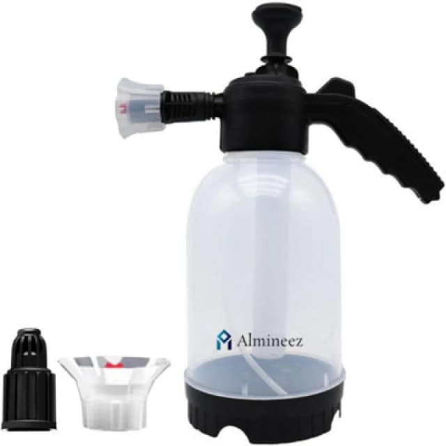 Almineez 2L Snow Foam Pump up Sprayer Snow Foam Cannon Gun Black unisex
