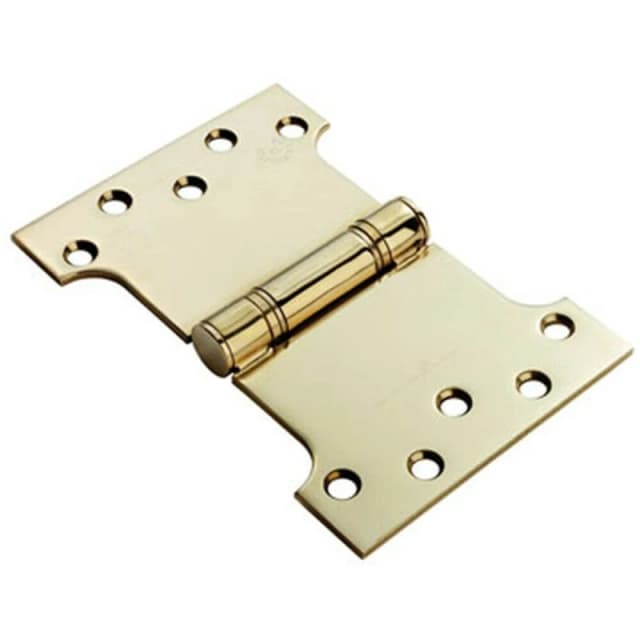 Loops PAIR 101.6 x 152 x 3.5mm Parliament Hinge Stainless Brass Internal Door Metallics