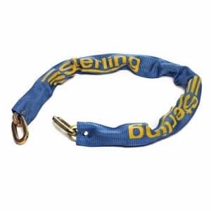 Sterling Manganese Hardened Steel Bicycle Scooter Motorbike Square Link Lock Chain - 0.9M