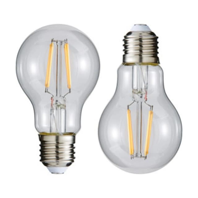 Litecraft E27 6W Pack Of 2 Natural White Vintage Filament LED Light Bulb