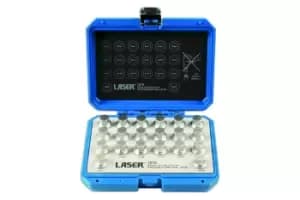 Laser Tools 7076 Locking Wheel Nut Key Set 20pc For Volvo