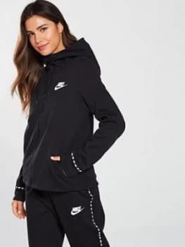 Nike Sportswear Optic Full Zip Hoodie Black Size L Women