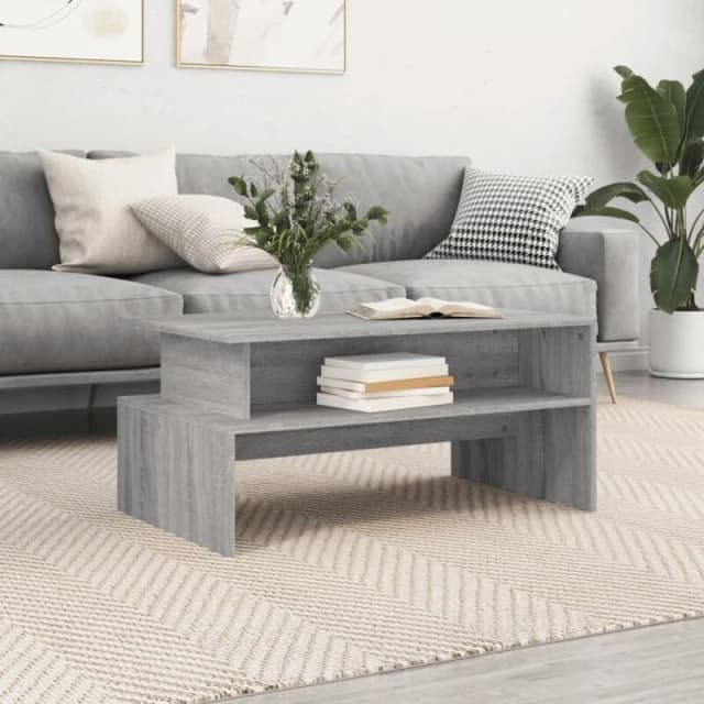 VIDAXL Coffee Table Grey Sonoma 90x55x42.5cm Engineered Wood Vidaxl 8720845925406