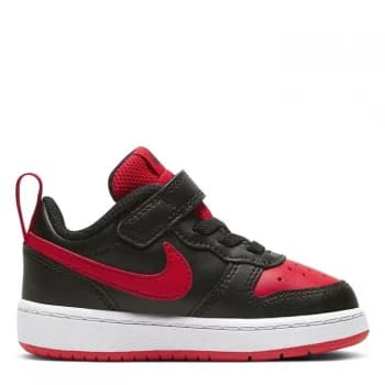 Nike Court Borough Low 2 Baby/Toddler Shoe - Black/Red/White