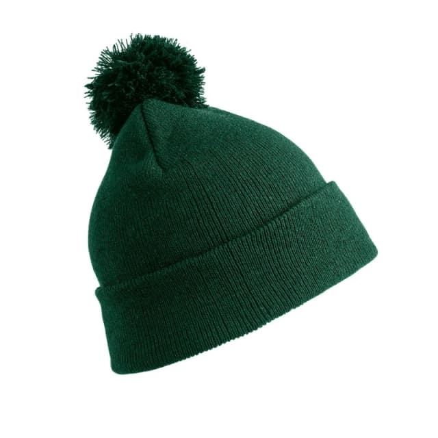 Result Men Result Core Pom Pom Beanie in Bottle Green Bottle Green One Size Male 5059444585869