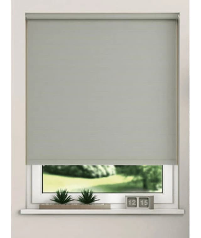 Thermal Blackout Roller Blinds 175Cm Drop X Width 60Cm Light Grey