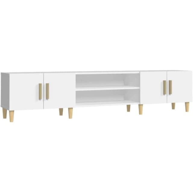 VIDAXL TV Cabinet White 180x31.5x40cm Engineered Wood Vidaxl 8720845791469