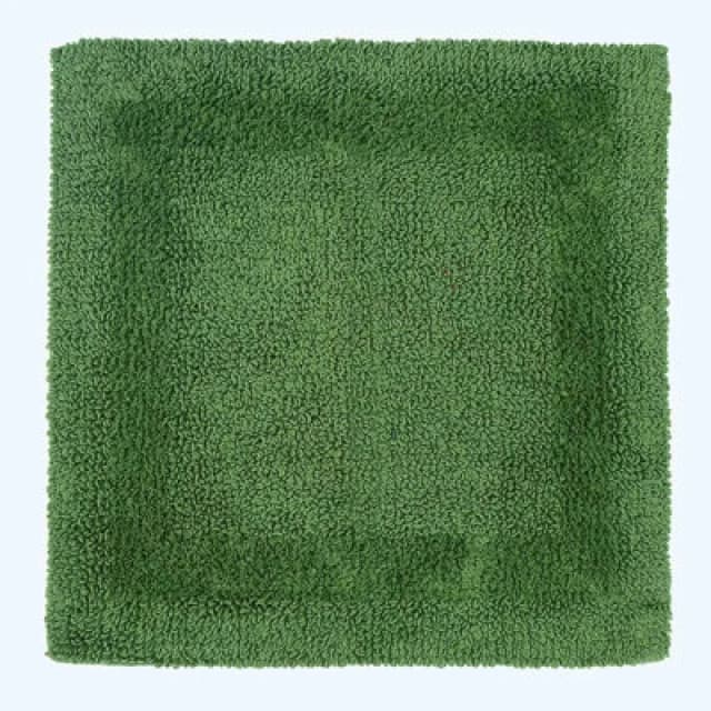 Homescapes Luxury Reversible Cotton Shower Mat - Fern Green