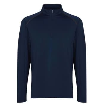 Slazenger Zip Pullover Mens - Dress Blue
