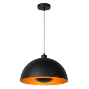 Siemon Modern Pendant Light - Ø40cm - 1xE27 - Black