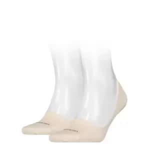 Calvin Klein Klein Foot Invisible Socks 2 Pack Mens - Nude