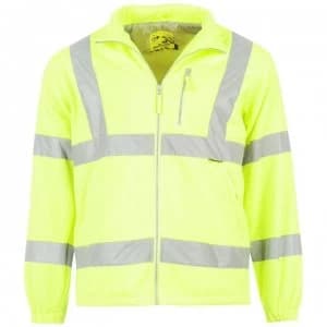 Dunlop Hi Vis Fleece Jacket Mens - Yellow