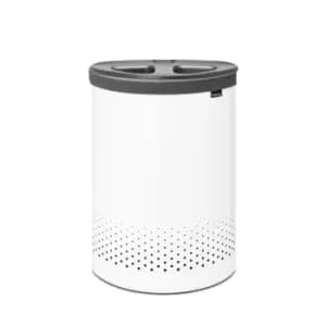 Brabantia 55L Selector Laundry Bin - White