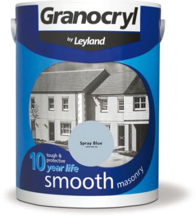 Granocryl Smooth Masonry Paint, 5L, Spray Blue