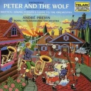Prokoviev Peter and the Wolf Britten Young Persons Guide to the Orchestra by Sergei Prokofiev CD Album