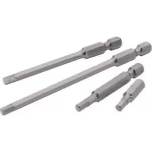 Draper Expert 3mm 1/4" Hex. Hexagonal Insert Bit 25mm Long x 2 25HX/2 10393