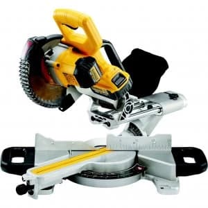 DEWALT DCS365 18v XR Cordless Mitre Saw 184mm 2 x 4ah Li-ion Charger No Case
