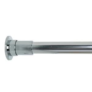 Croydex Stick 'N' Lock Telescopic Shower Curtain Rod - Chrome