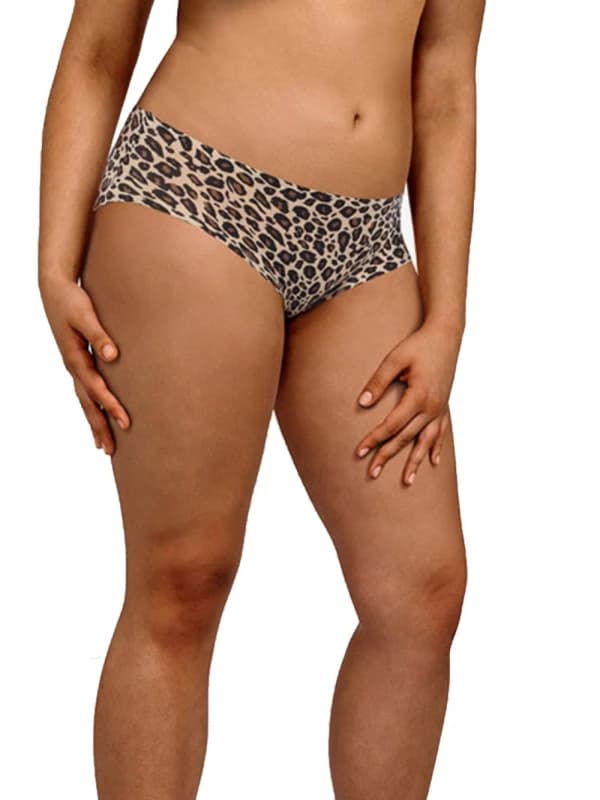 Chantelle Soft Stretch Shorts Nude Leopard Women ONE SIZE