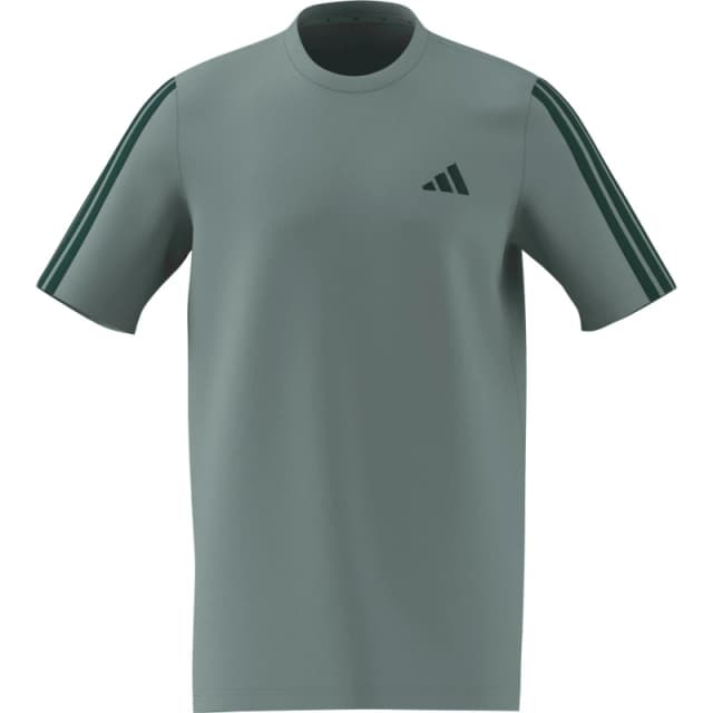 adidas Essentials 3-Stripes T-Shirt Mens Wndr Sage/Green male S