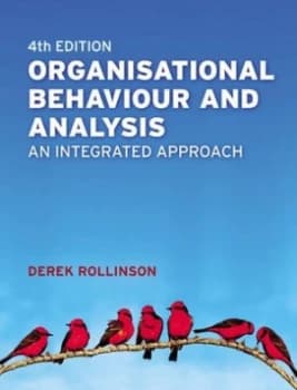 Organisational Behaviour and Analysis by Derek Rollinson Paperback