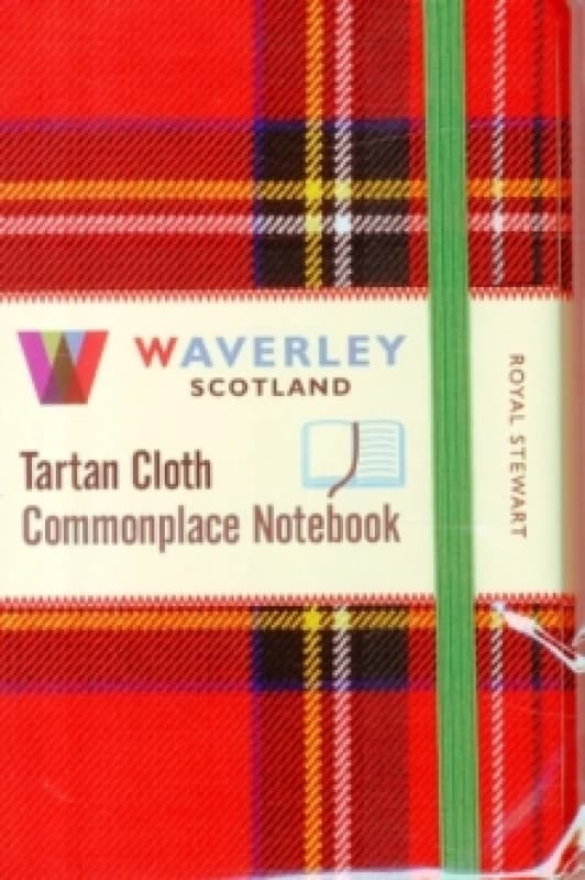 Waverley (M): Royal Stewart Tartan Cloth Commonplace Notebook Hardback