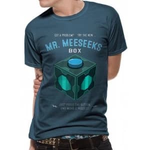 Rick And Morty - Meeseeks Box Mens Large T-Shirt - Blue