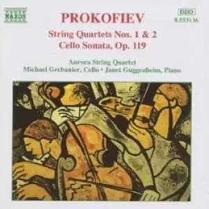 String Quartets No1 & 2 Cello Sonata Op119 by Sergei Prokofiev CD Album
