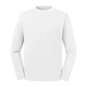 Russell Unisex Adults Pure Organic Reversible Sweatshirt (L) (White)