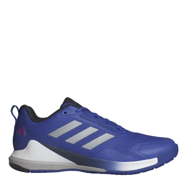 adidas Novaflight 2 Indoor Shoes Mens Luc Blue/Sliver male 10 (44.7)