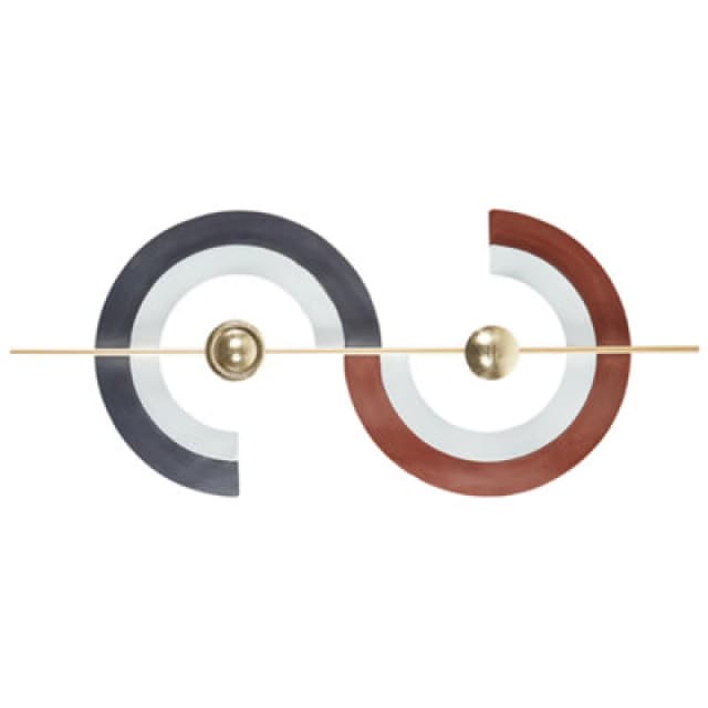 Beliani Wall Decor Faro Metal 42cm Multicolour