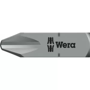 Wera 851/25 H Extra Hard 5/16" Square Drive Phillips Screwdriver Bits PH2 29mm Pack of 1