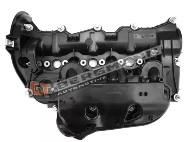 GT-BERGMANN GT58-054 Rocker Cover Upper, with gasket/seal, with bolts/screws Plastic Rocker Cover (977)