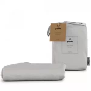 Panda Bamboo White Fitted Sheet White