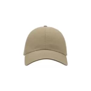 Atlantis Action 6 Panel Chino Baseball Cap (Pack of 2) (One Size) (Khaki)