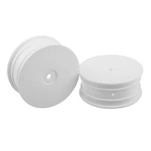 Corally "Flextec" Rim 4Wd Front Hex 12Mm White Wheel Pr