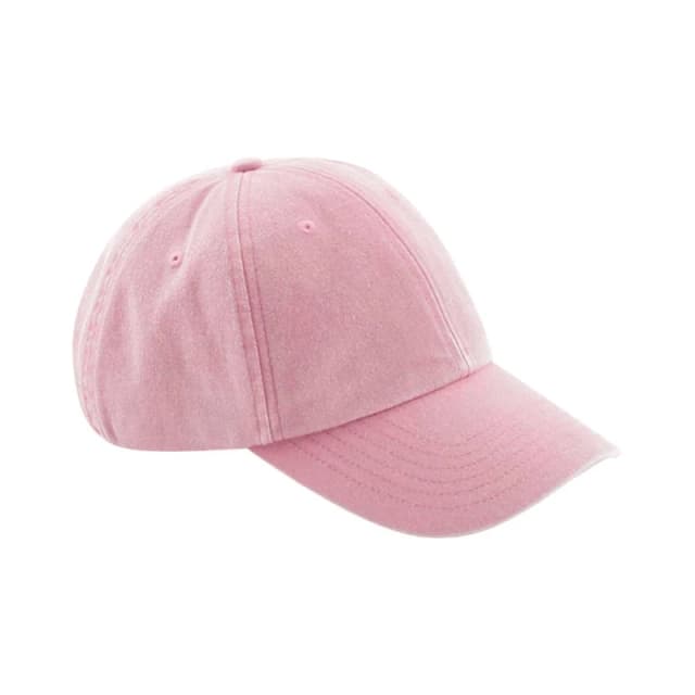 Beechfield Beechfield Men Vintage Low Profile Cap in Pink Pink One Size Male 5063300438572
