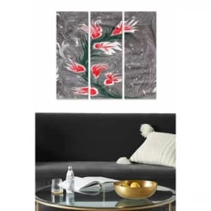 MDF208685407 Multicolor Decorative MDF Painting (3 Pieces)