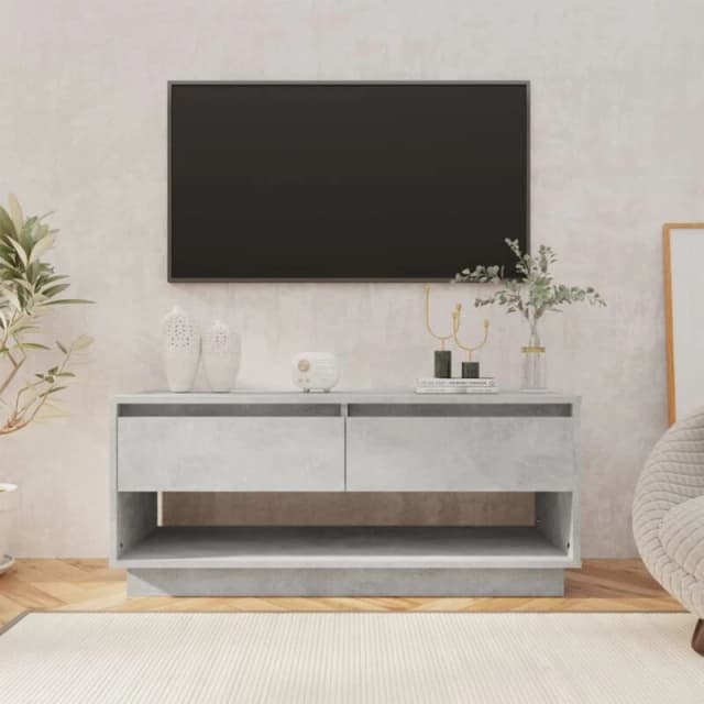 VIDAXL TV Cabinet Concrete Grey 102x41x44cm Engineered Wood Vidaxl 8720286834374
