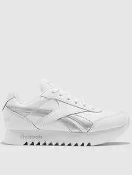 Reebok Girls Royal Classic Jogger 2 Platform - White, Size 4