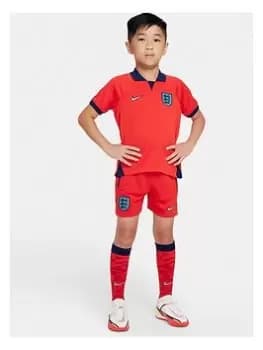 Nike Little Kids England 2022 Away Kit -Red, Red, Size XL (7-8 Years)