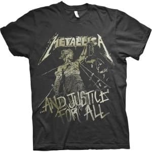 Metallica - Justice Vintage Mens Medium T-Shirt - Black