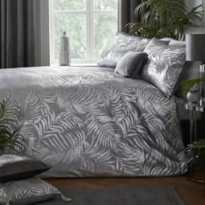 Laurence Llewelyn-Bowen First Dates Silver Duvet Cover and Pillowcase Set Silver