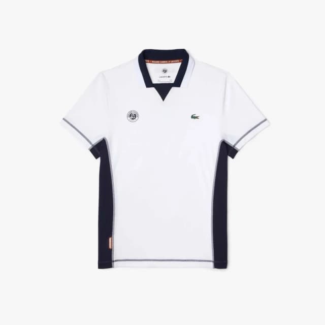 Lacoste Roland Garros Breathable Polo Shirt - White White XS