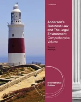 Andersons Business Law and the Legal Environment by David Twomey Book