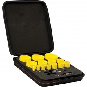 Starrett KFC14021 16 Piece General Purpose Hole Saw Set