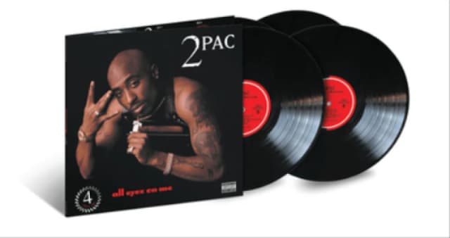 2Pac All Eyez On Me 4LP Black unisex