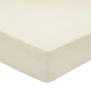Bedeck of Belfast Bedeck of Belfast 200TC Pima Plain Dye Fitted Sheet - CASHMERE
