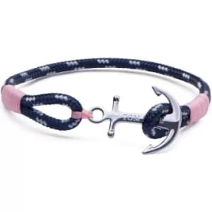 Tom Hope Sterling Silver Coral Pink Bracelet Size S