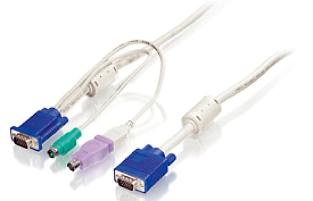 LevelOne 5m KVM Cable. VGA. PS/2. USB
